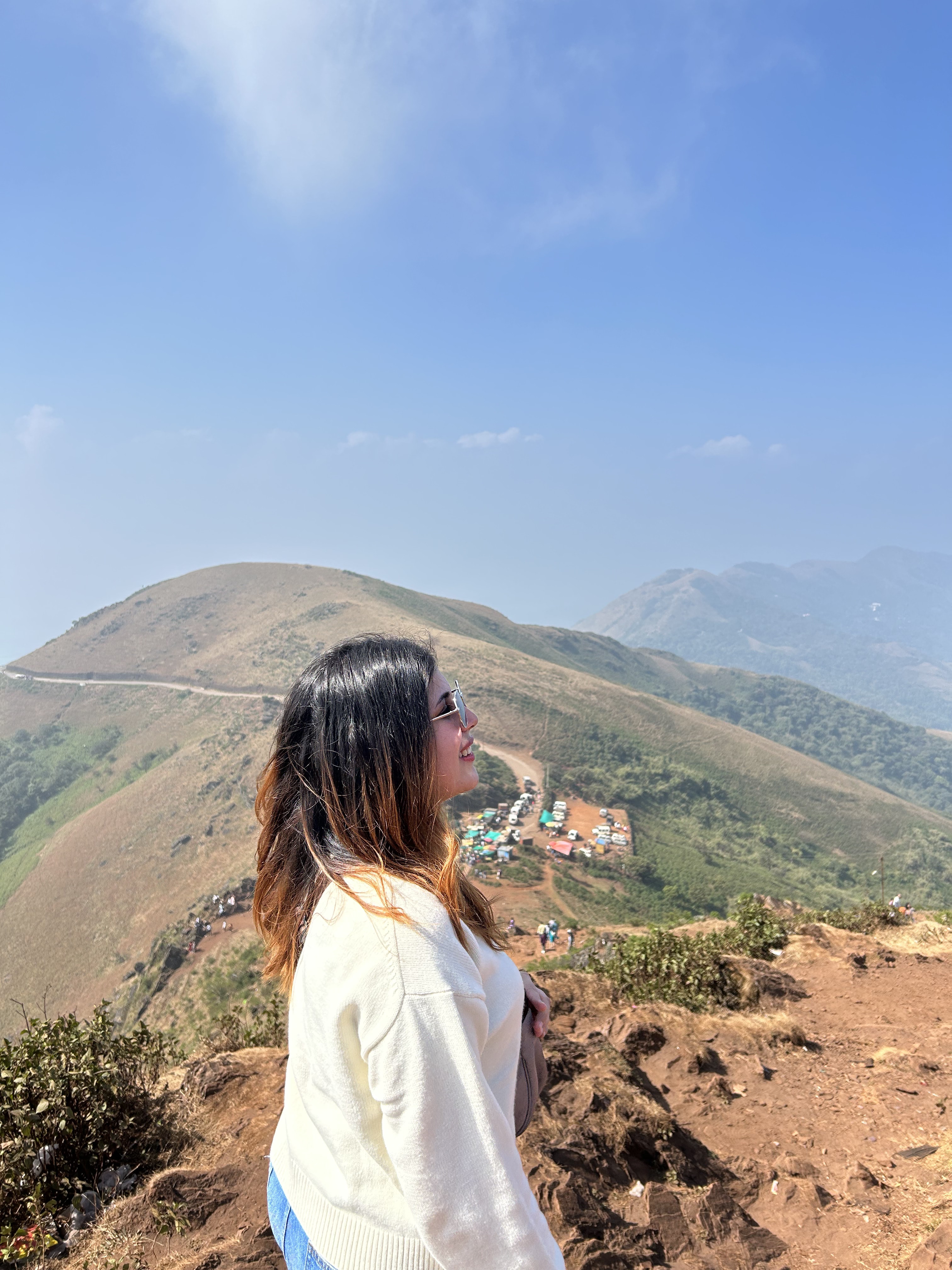 On a hillside above a valley